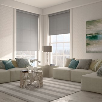 Custom Motorized Solar Roller Shades