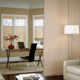 Woven Wood Sliding Panels