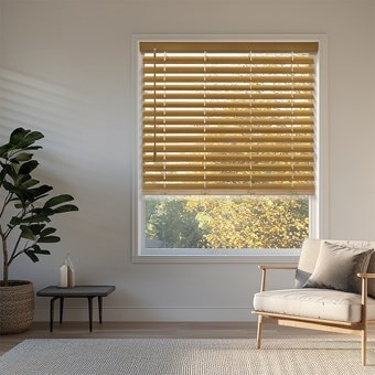2 1/2 Inch Faux Wood Blinds