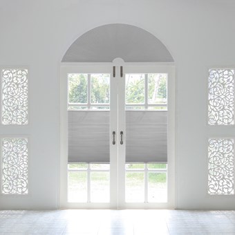 Designer Blackout Arch Cellular Shades