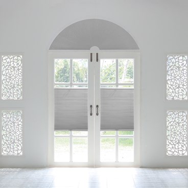 Designer Blackout Arch Cellular Shades