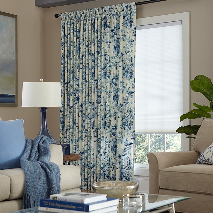 Blinds.com Budget Cordless Light Filtering Cellular Shade in Cool White