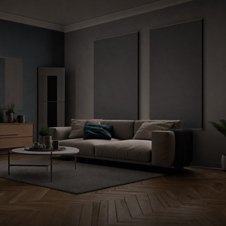 Color: Gray Sky; Lift: Cordless